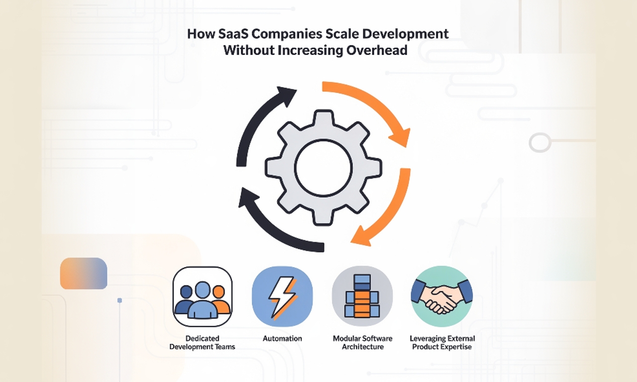 How SaaS Companies Scale Development Without Increasing Overhead image