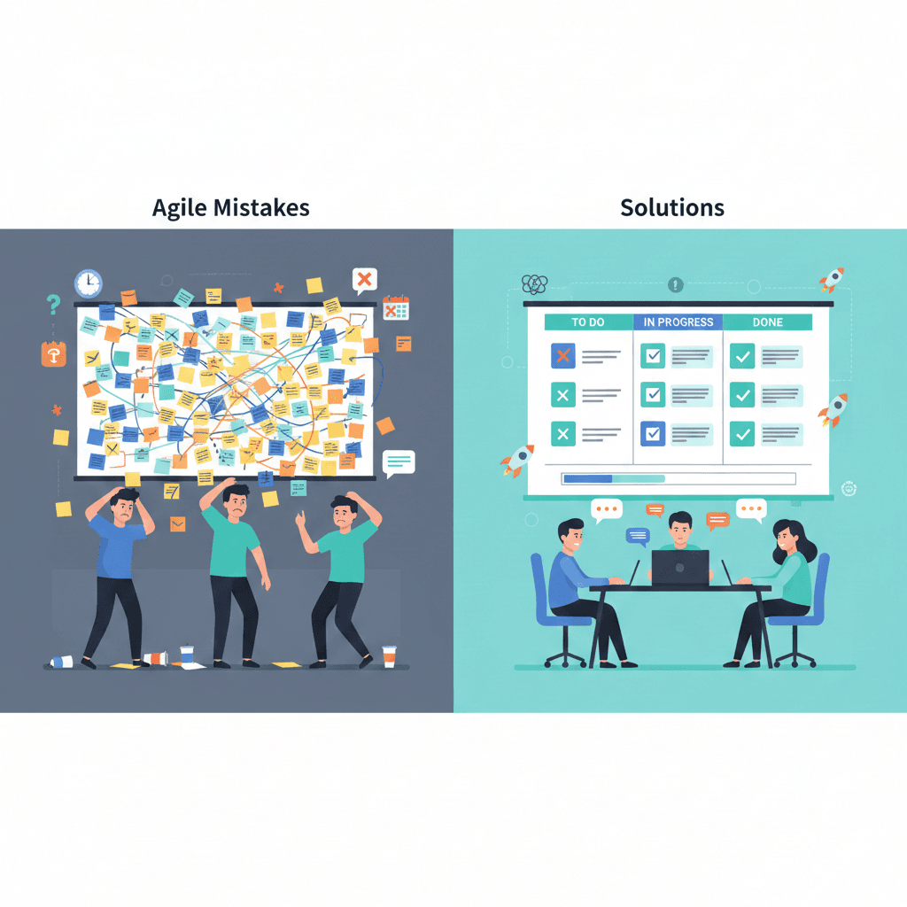 Agile Mistakes: Common Rule Violations, Their Consequences, and Solutions