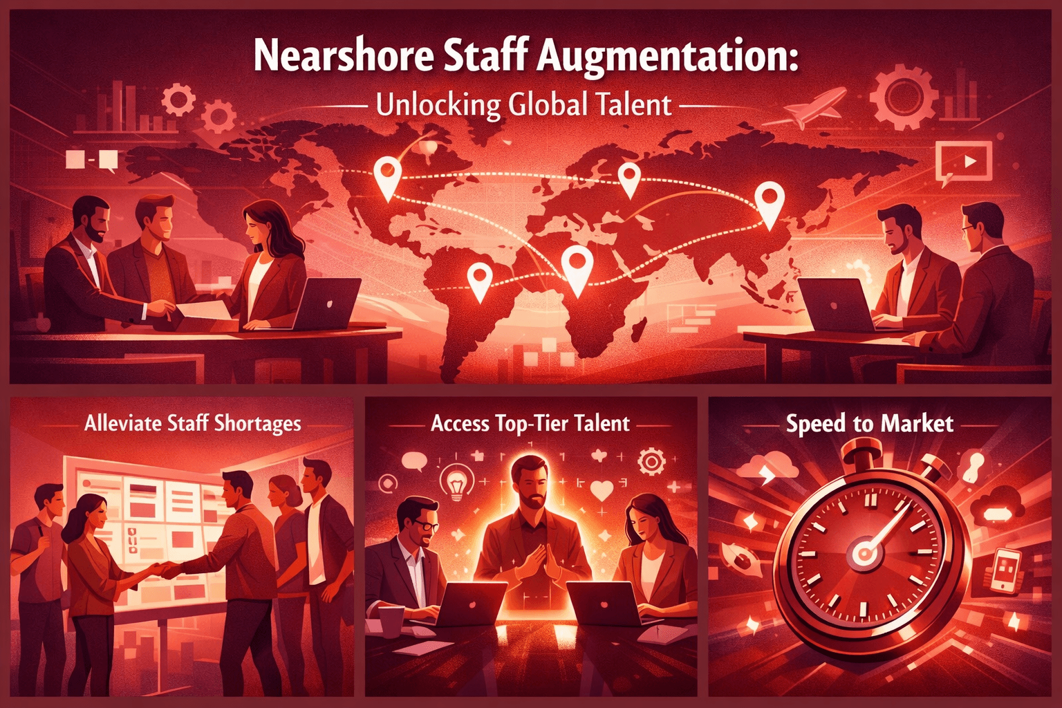 Nearshore Staff Augmentation: Unlocking Global Talent image