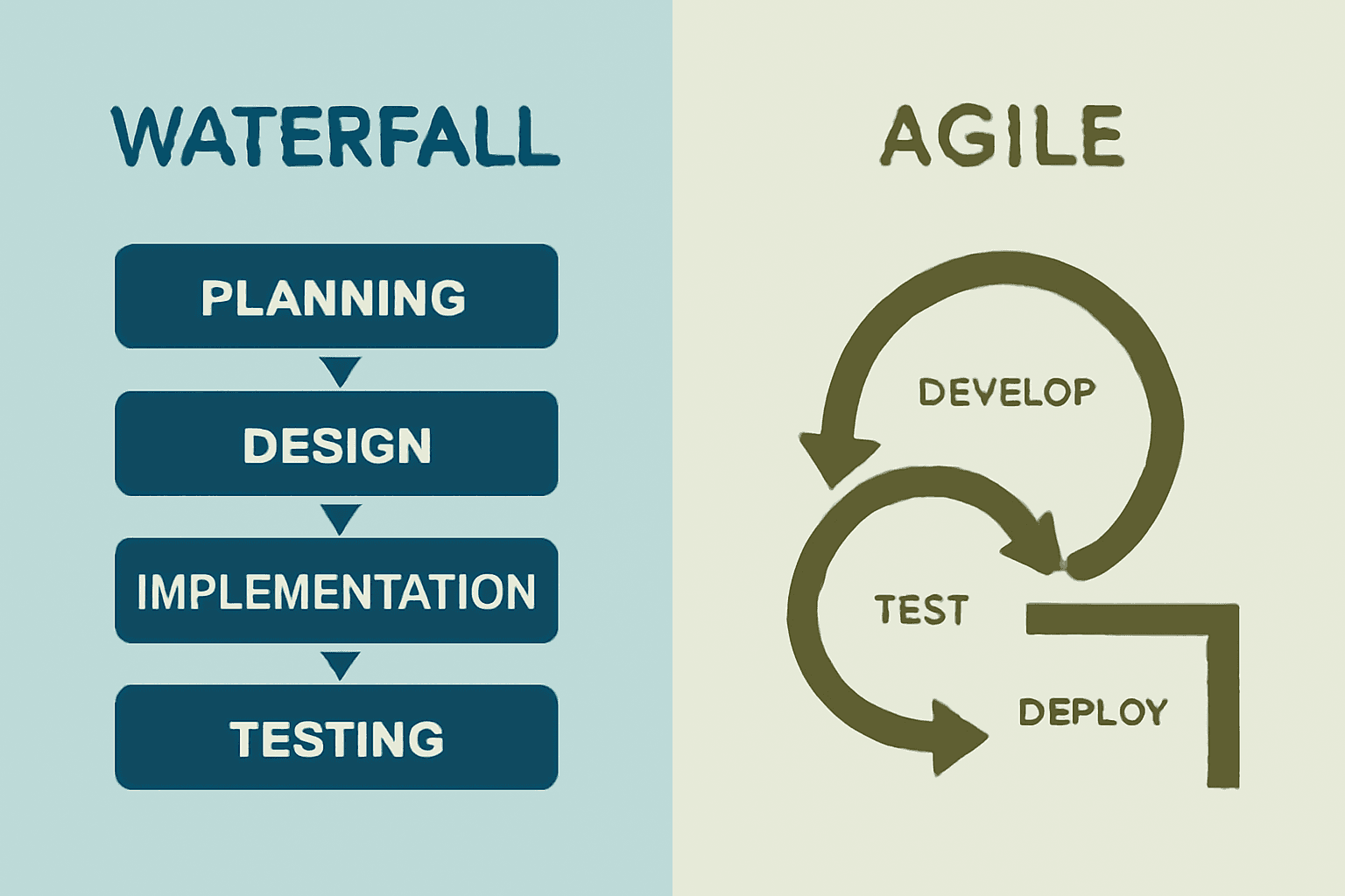 Agile vs. Waterfall: How Business Analysts Adapt Their Approach image