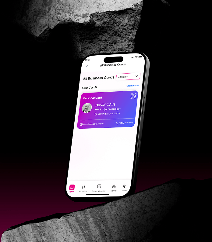 Bizi mobile microsite preview