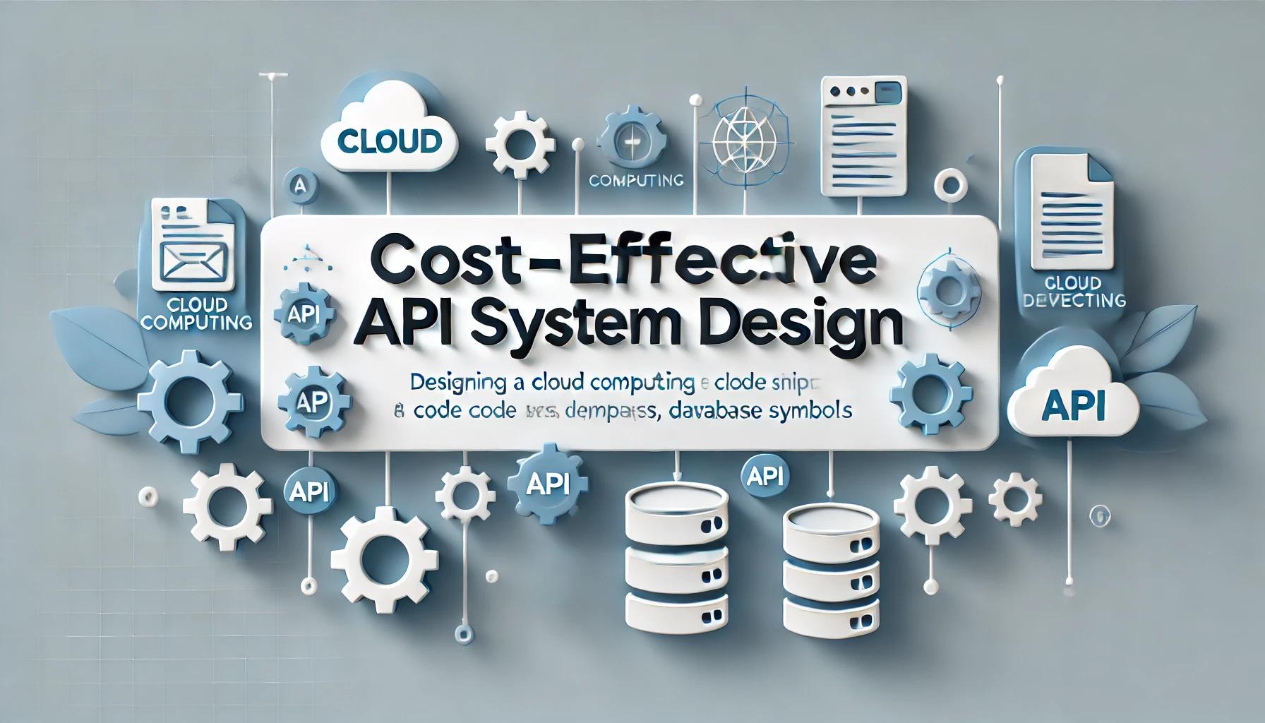 Cost-Effective API System Design image