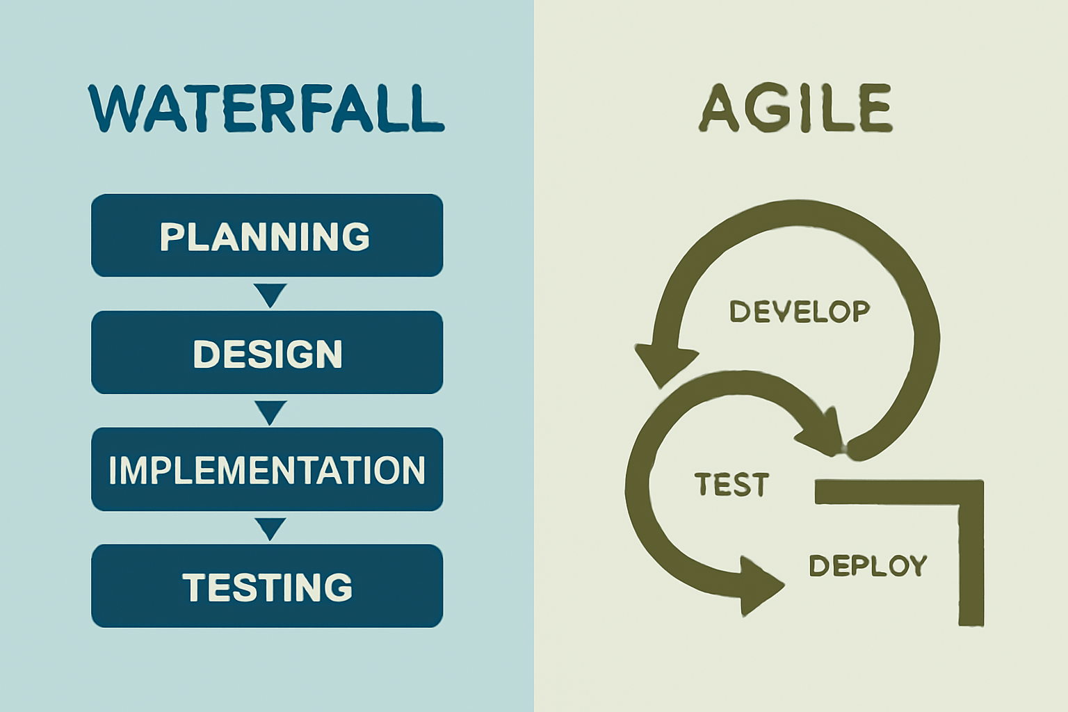 Agile vs. Waterfall: How Business Analysts Adapt Their Approach image