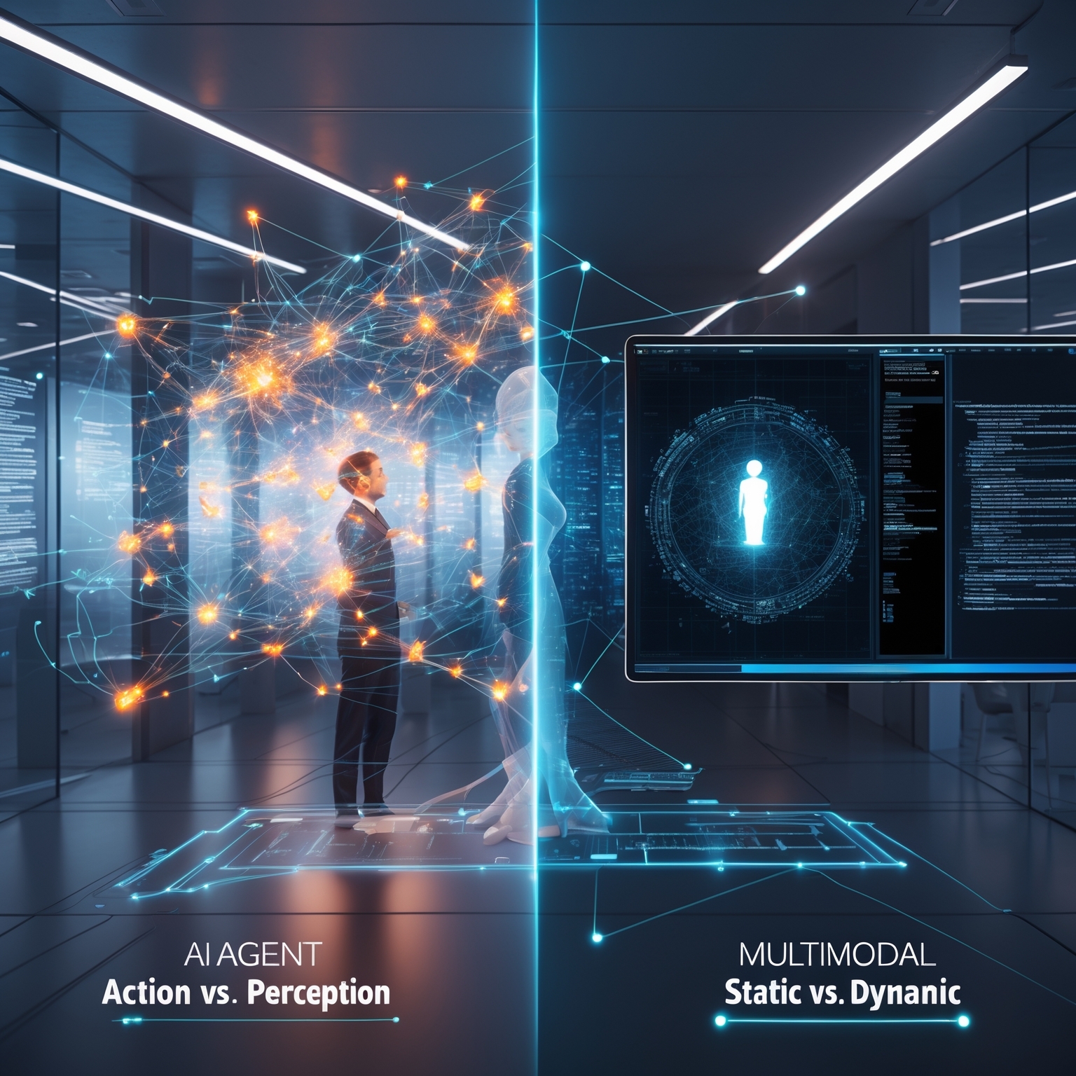 Understanding the Core Differences Between AI Agents and Multimodal Models image